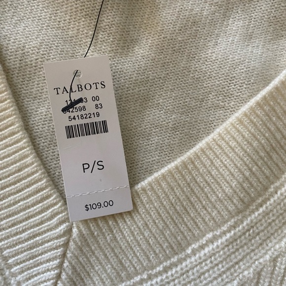 Talbots cashmere blend v-neck - Picture 3 of 7